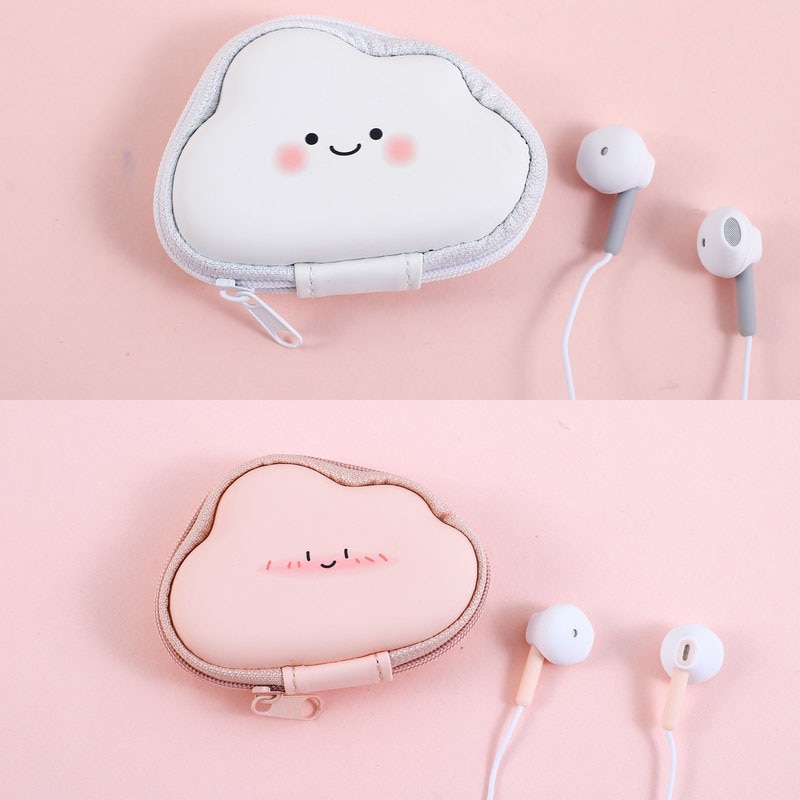 Bonito dos desenhos animados fone de ouvido com microfone embutido 3.5mm in-ear kawaii fones de ouvido com saco presente fone de ouvido anime