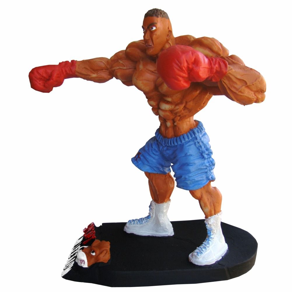 Boneco Boxeador Lutador boxe decoração estátua.