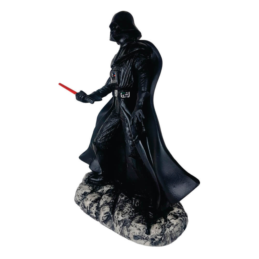 Boneco Darth Vader com sabre resina Decoração.