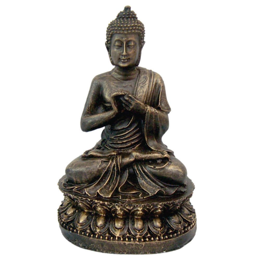 Buda Hindu Pequeno orando prece estátua decoração.