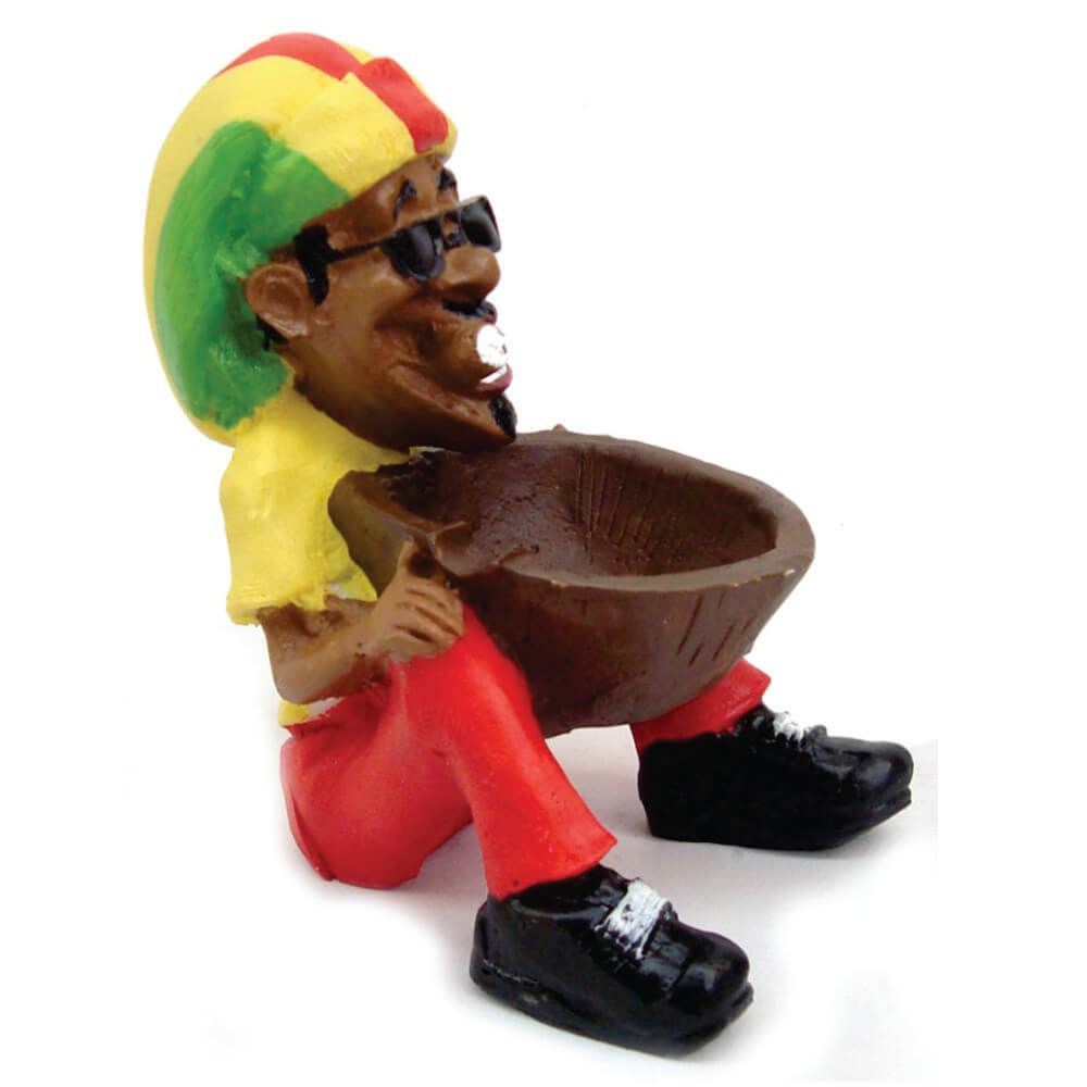 Cinzeiro Bob Marley reggae Sentado.