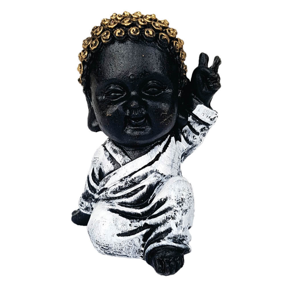 Buda Criança menino Paz estátua decoração.
