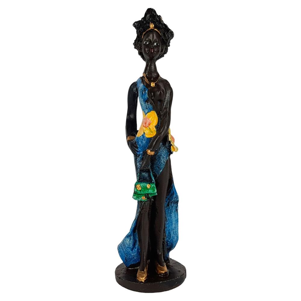 Estátua Africana Charme Pequena decoração