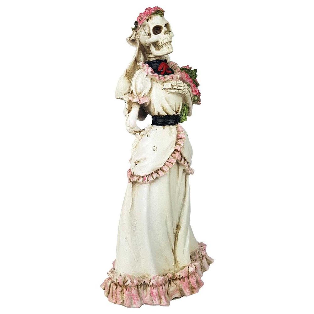 Estátua Noiva Esqueleto