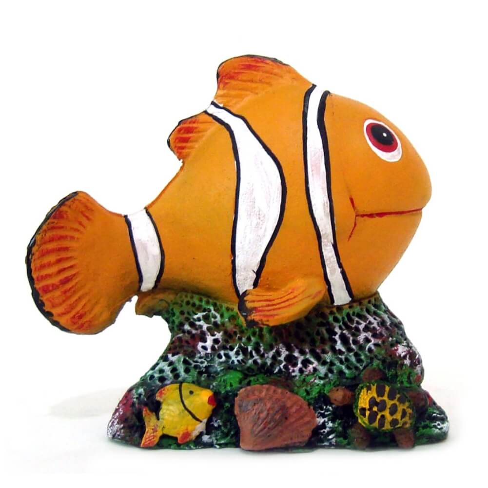 Peixe palhaço Nemo grande enfeite decoração de aquário.