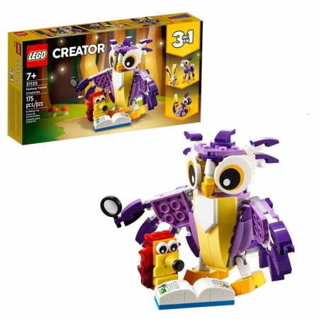 Lego Creator 3 em 1 Criaturas da Floresta Fantasia 31125 - 175 Peças