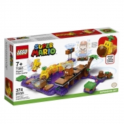 LEGO Super Mario - Pacote de Expansão - O Pântano Venenoso de Wiggler - 71383 - 374 Peças
