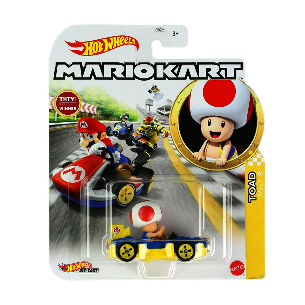 Hot Wheels Mario Kart Toad - HDB35- Mattel  - FL SHOP