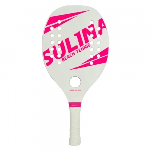 Raquete Beach Tennis Sulina Branco/rosa