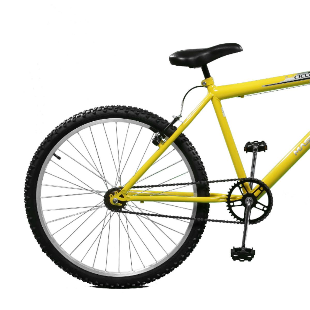 Bicicleta Master Bike Aro 26 Ciclone Freio V-Brake Amarelo/Preto