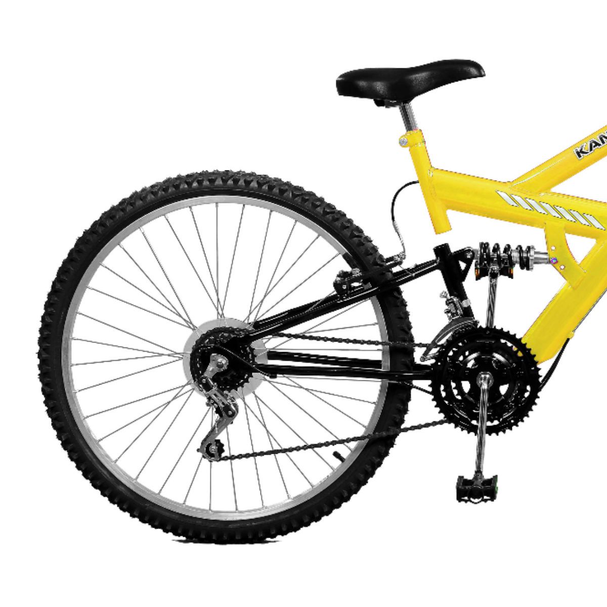 Bicicleta Master Bike Aro 26 Kanguru Style 21 Marchas V-Brake Amarelo/Preto