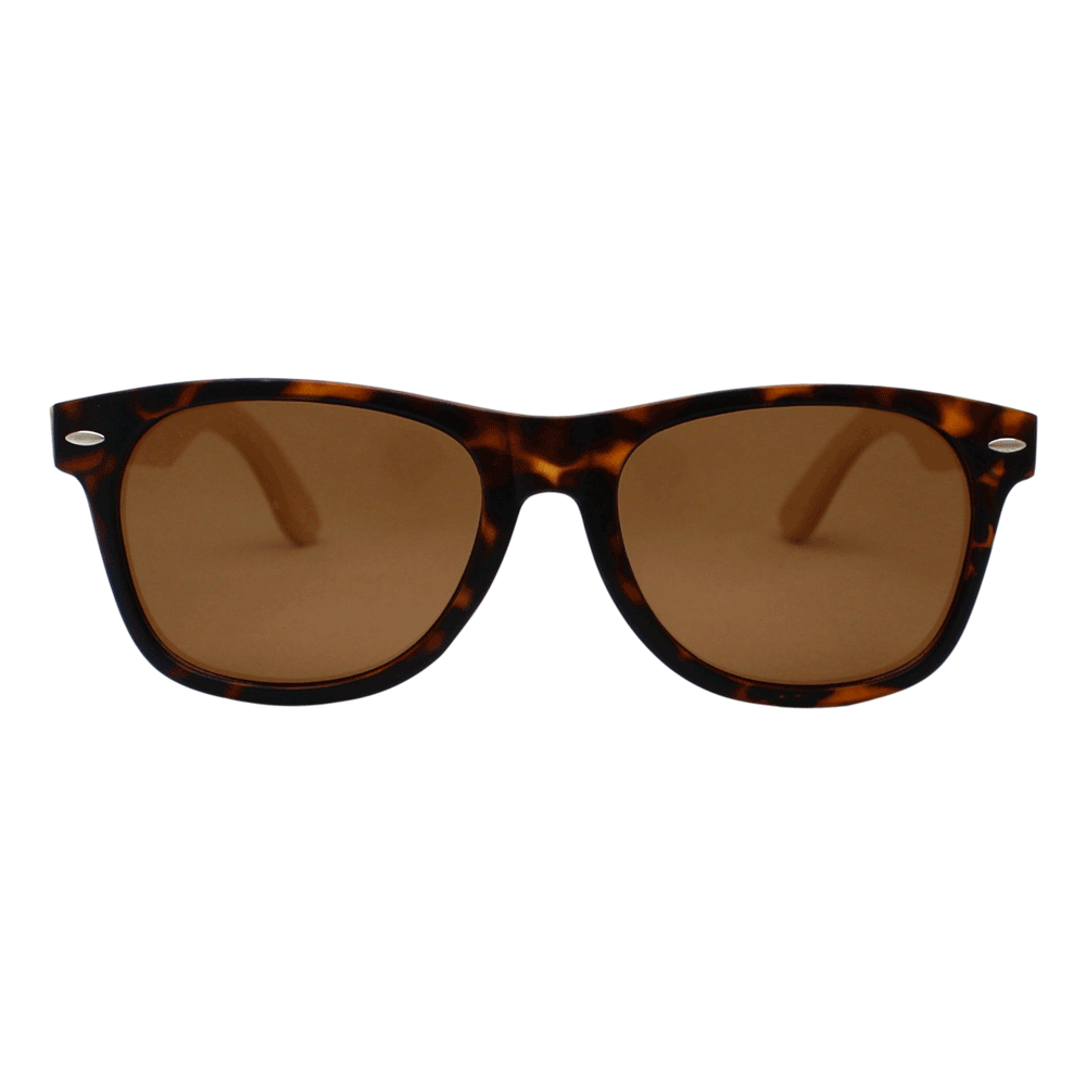 Óculos de sol Your Way 4304YW Lentes Polarizadas - Proteção UV400 - Tartaruga/Bambu
