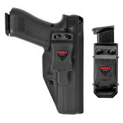 Coldre Glock [G17] [G22] [G31] Kydex + 1 Porta-Carregador Universal - Saque Rápido Velado Kydex® 080