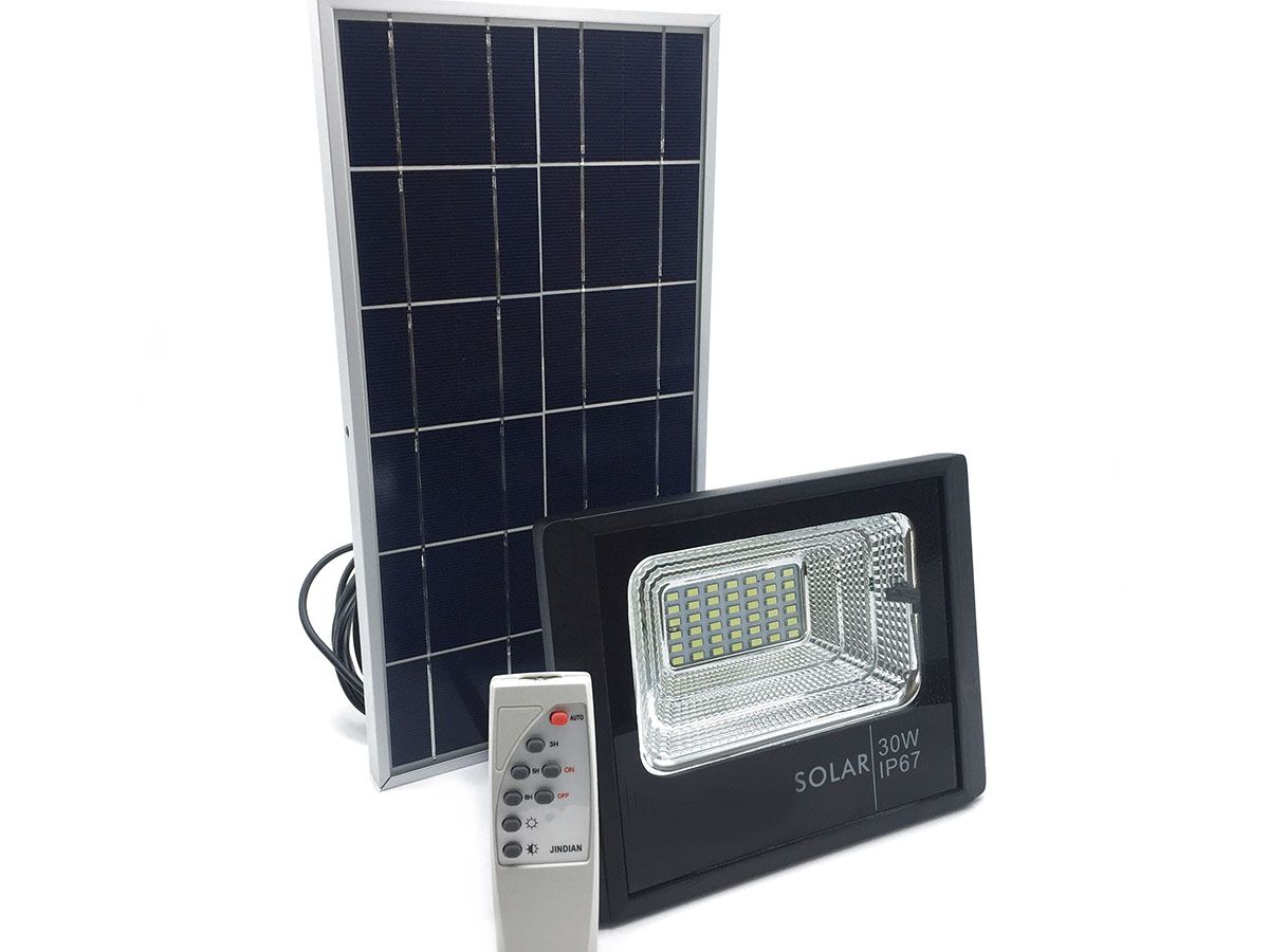Refletor Solar 30W com Controle Remoto