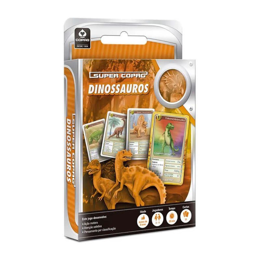 Jogo Super Dinossauros, Copag, Estampado