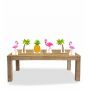 kit Display de mesa festa Flamingo 6 de 22cm