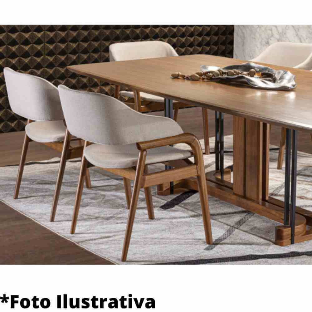 Cadeira de Jantar Com Braço Justina - Formato Móveis e Decorações
