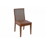 Conjunto Mesa de Jantar Elegance (180cm) Tampo de Madeira -  6 Cadeiras Arizona - Amendoa