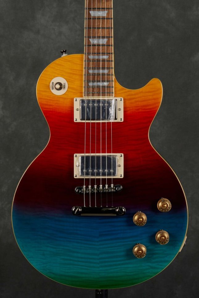 Guitarra Epiphone Lp Tribute Prizm Outfit Ltd Ed - Captadores Gibson Classic 57