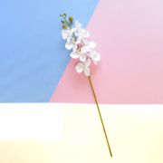 Flores Artificiais Haste de Orquídea Média Branca | Linha Permanentes Formosinha