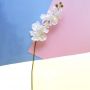 Flores Artificiais Haste de Orquídea Grande Branca | Linha Permanentes Formosinha