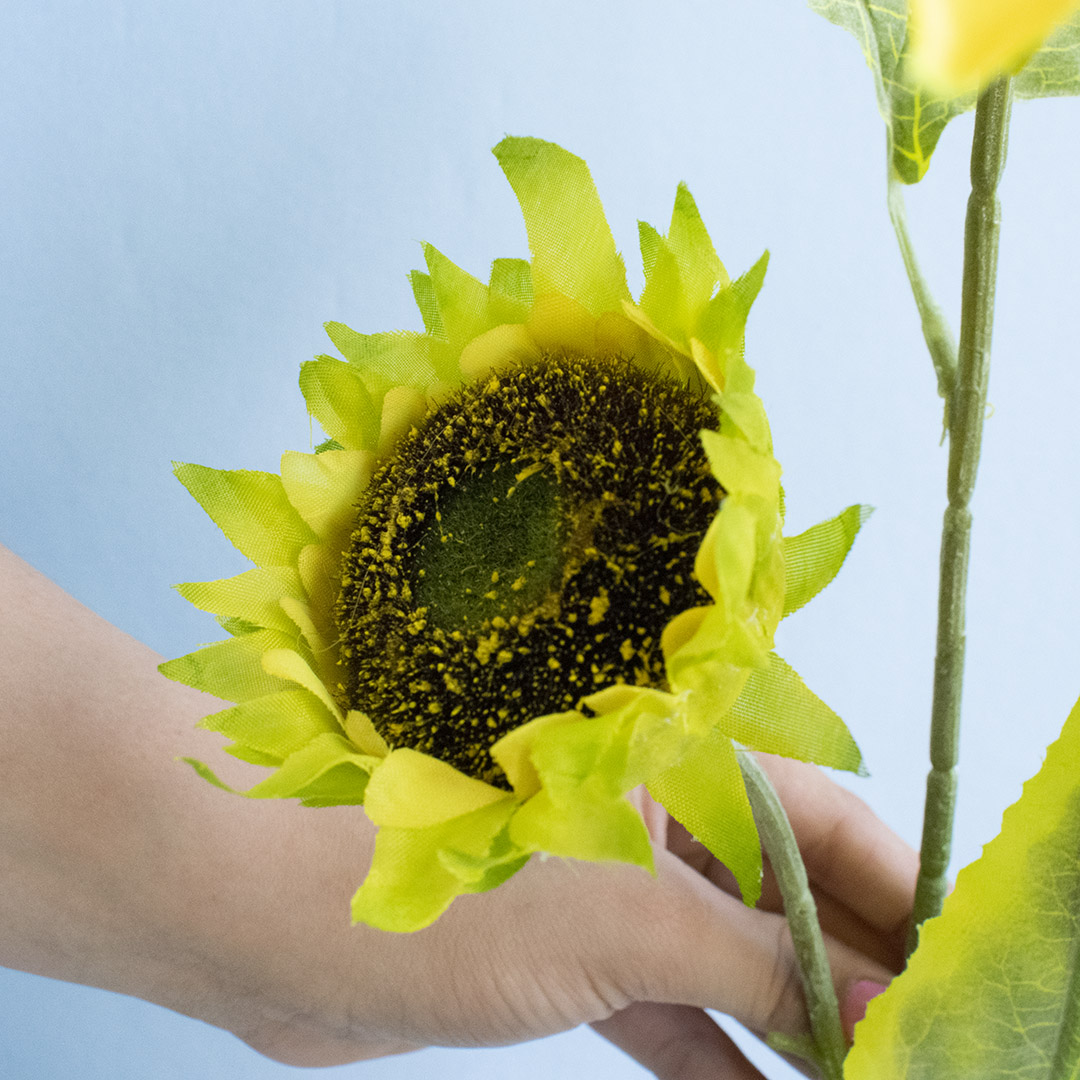Flor Artificial Girassol  Amarelo | Linha Permanente Formosinha