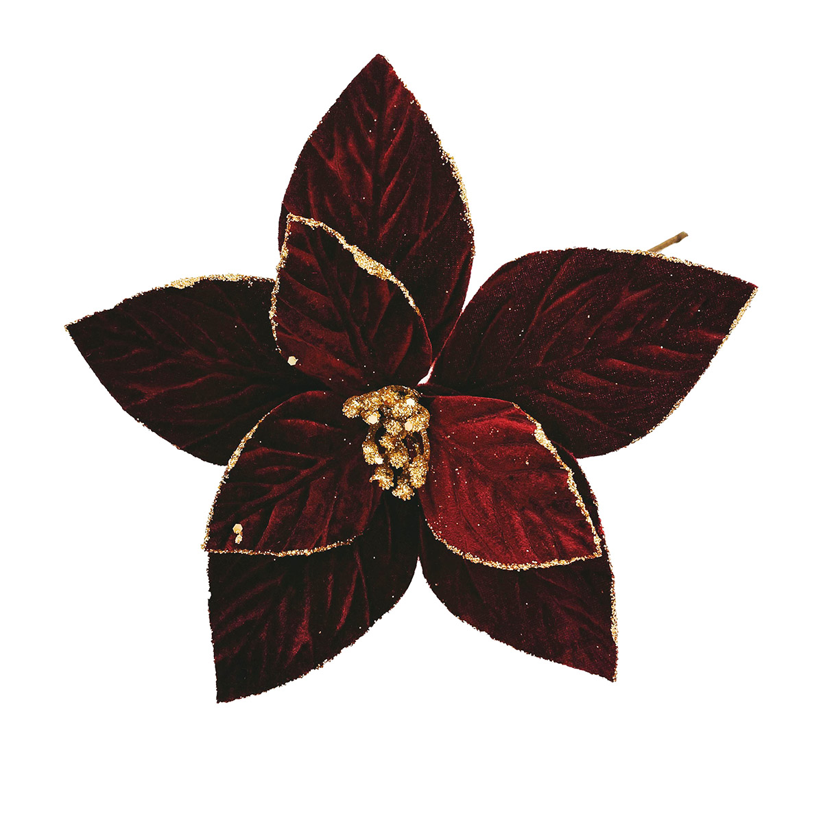 Flor Natalina Bico de Papagaio Vermelho Escuro | Formosinha