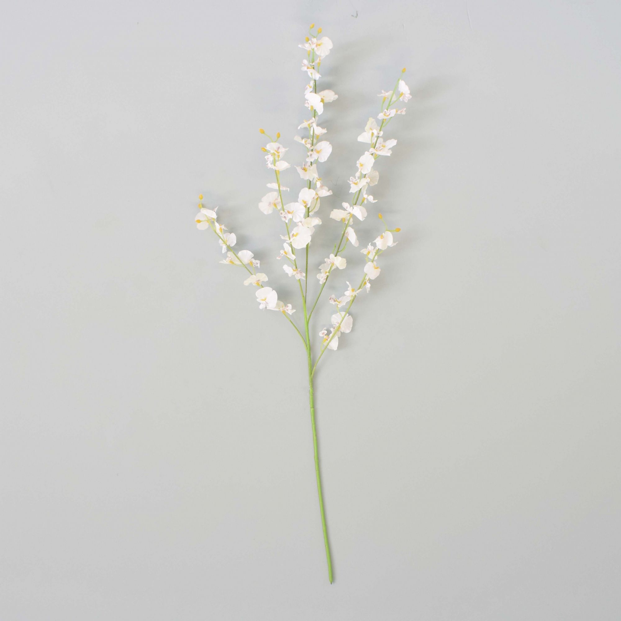 Flores Artificiais Haste de Orquídea Chuva De Prata | Linha Permanente Formosinha
