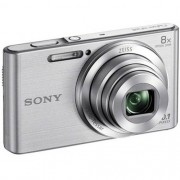 Câmera Digital Sony Cyber Shot W830 20.1MP Zoom Óptico 8x - Prata - DSC-W830