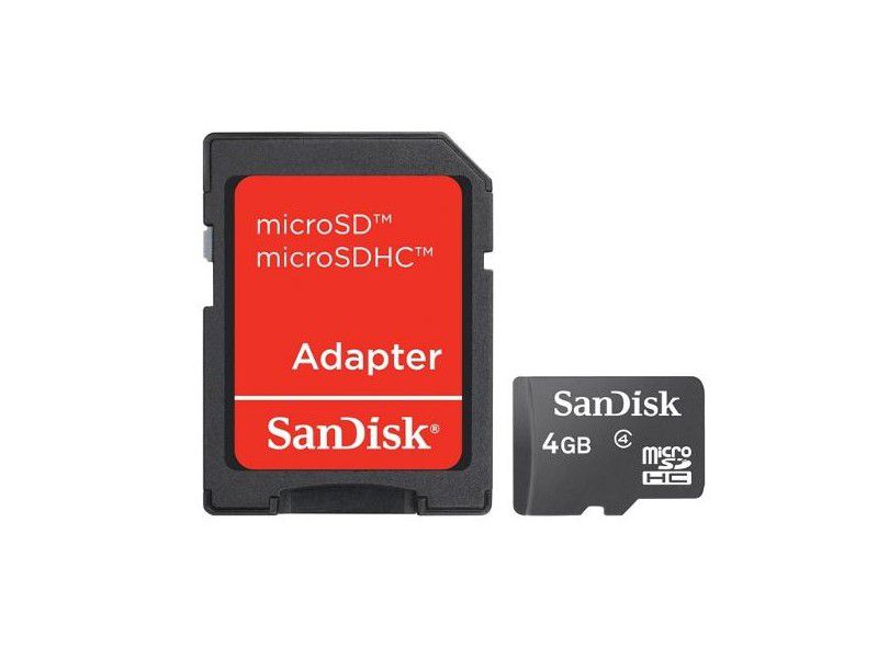 Cartão de memória SDHC 4 GB Sandisk SDSDB-004G - SDSDQM-004G-B35
