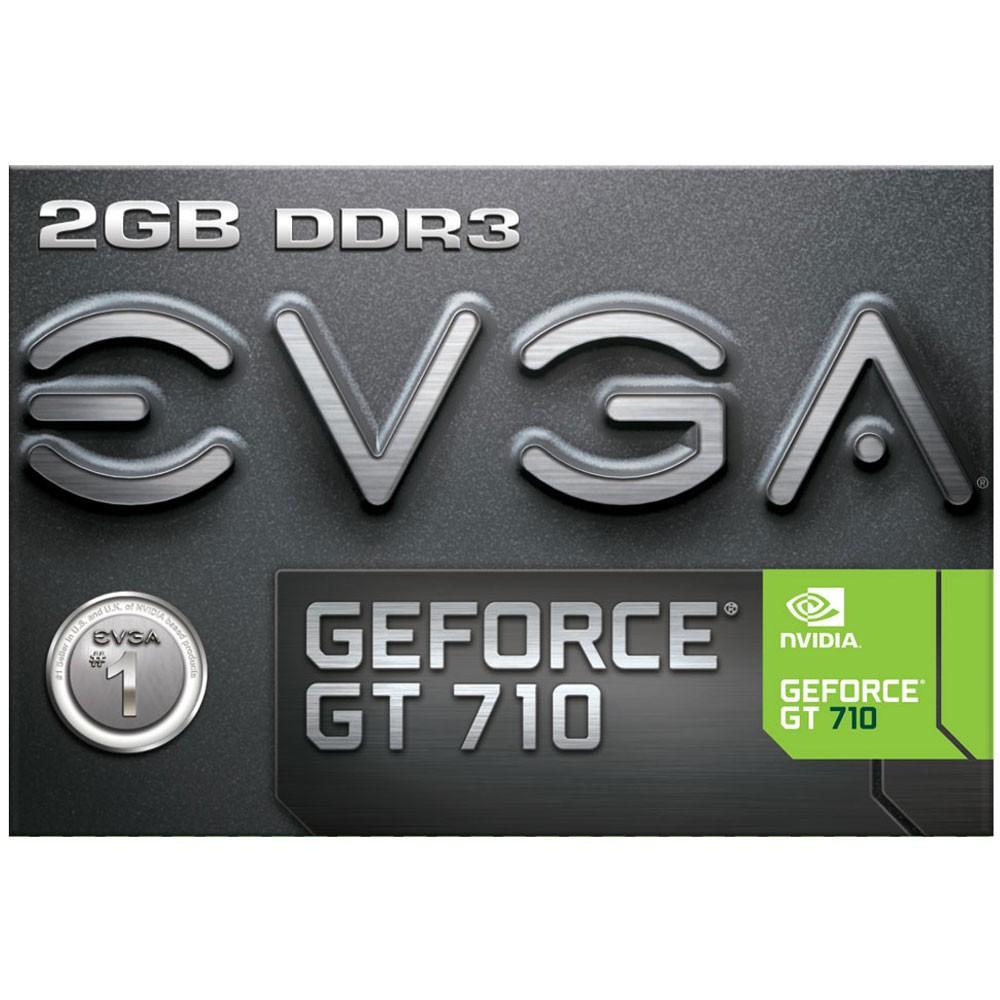 Placa de Vídeo EVGA NVIDIA GeForce GT 710 2GB, DDR3