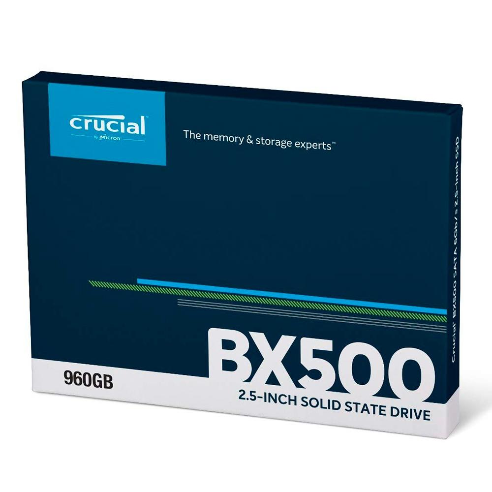 SSD 960GB BX500 SATA3 2,5 CRUCIAL- CT960BX500SSD1 - CT960BX500SSD1