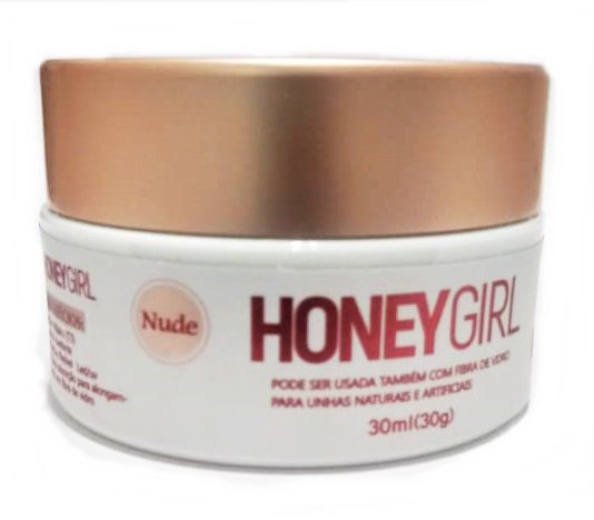 Gel Honey Girl Fiber3 Nude Construção De Unha Em Gel Fibra Acrigel 30gr