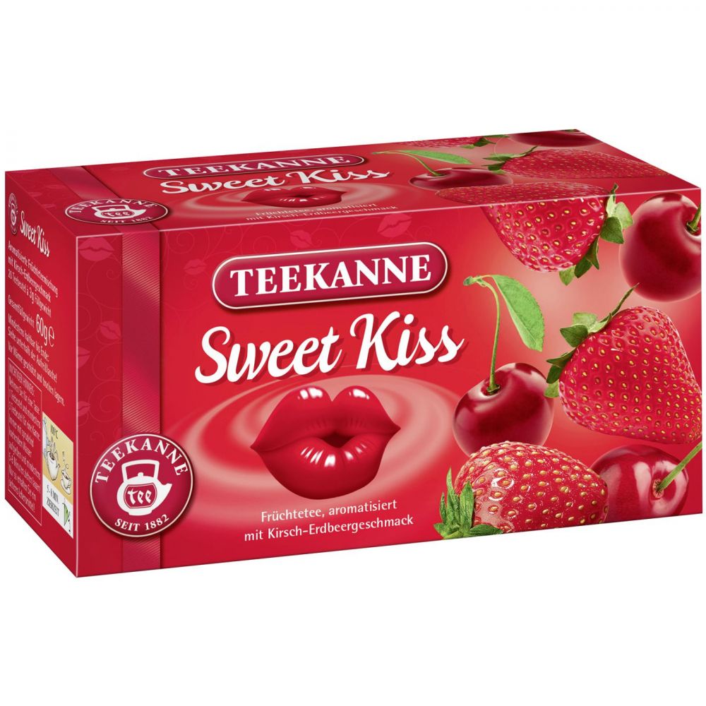 Chá Sweet Kiss sem Cafeína (20 saquinhos) 60g - Teekanne