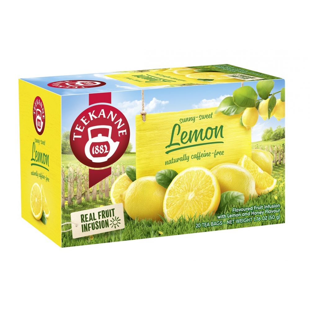 Chá World of Fruits Limão (20 saquinhos) 50g - Teekanne