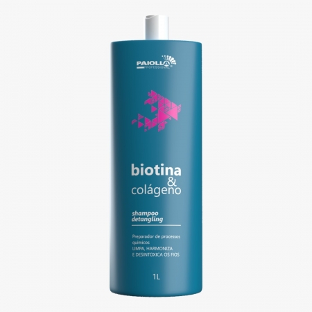 Shampoo Detangling Biotina e Colágeno 1 L