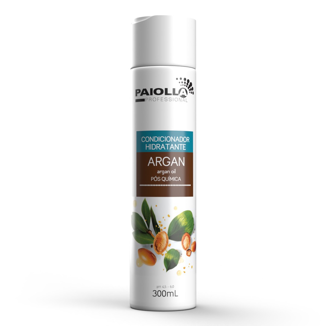 COMBO Hidratação Pós-química Shampoo Argan 300ml + Máscara Argan 500g + Condicionador Argan 300ml