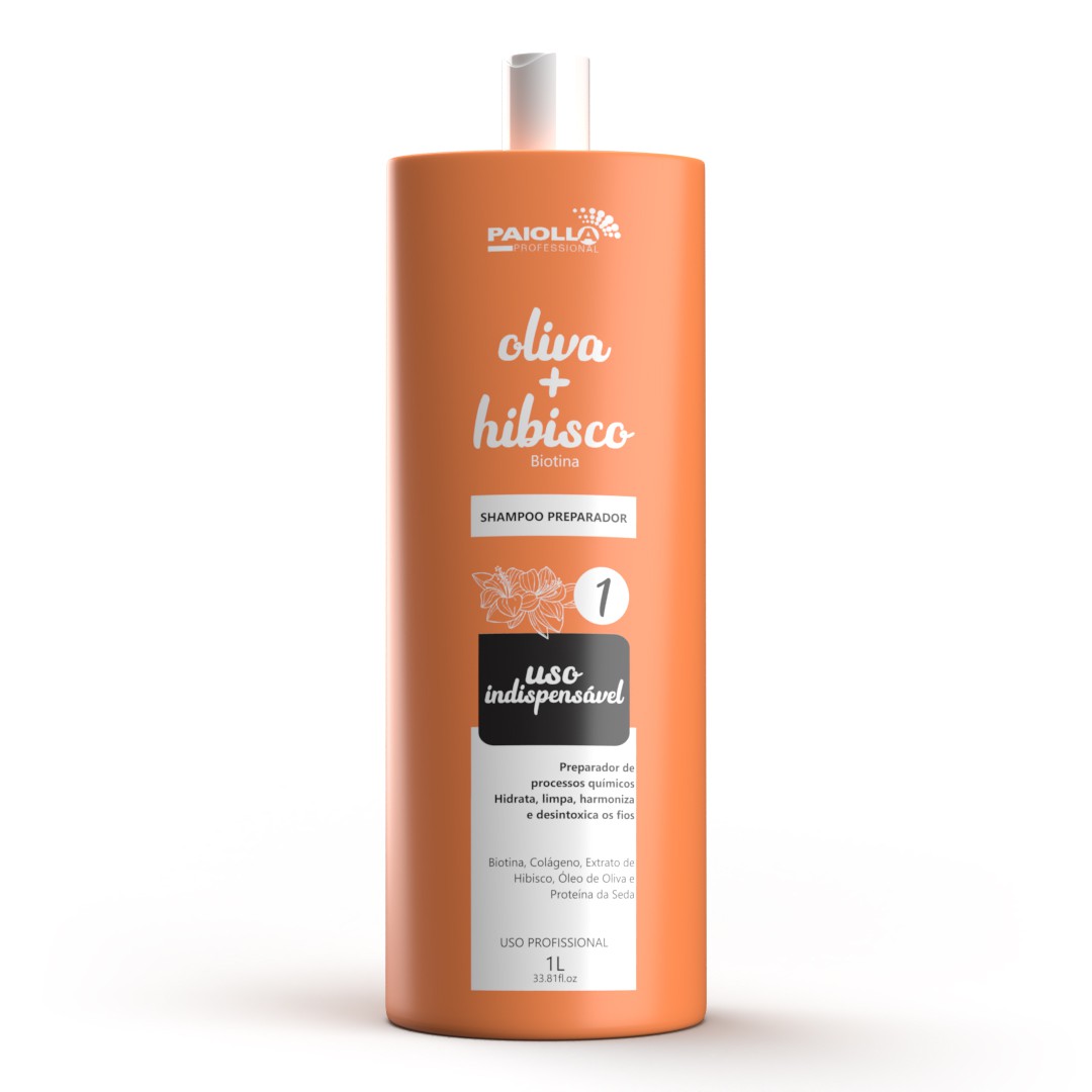 Shampoo Preparador Oliva e Hibisco 1L