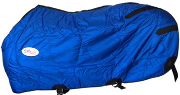 Capa de Frio para Cavalo Fit Nylon Impermeável Azul Royal - Chiari Profissional