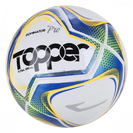 Bola Topper Futsal Futebol De Salão indoor Dominator Pró Adulto Unissex Ref 3082
