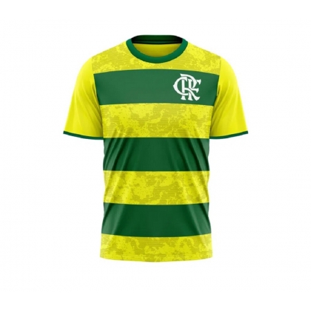 Camisa Braziline Licenciada Brasil Flamengo Borari Masculino Adulto - Ref 00100537208 Tam P ao GG