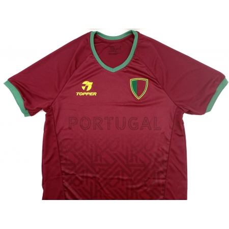 Camisa Topper Seleção Portugal Licenciada Adulto Unissex Ref 8522018