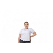 Camiseta Fitness Basica Classic Plus Size Feminino Adulto Ref 4421057
