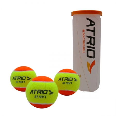 Kit 3 Bolas de Beach Tennis ITF Soft Atrio - ES446