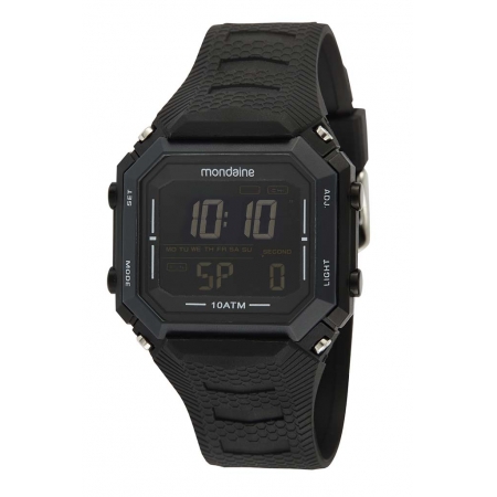 Relógio Masculino Mondaine Digital Casual Feixo Silicone - Ref 11036G0MVNP2