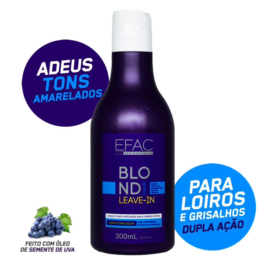 Leave-in Manutenção e Protetor Térmico para Loiros Blond Hair 300 ml