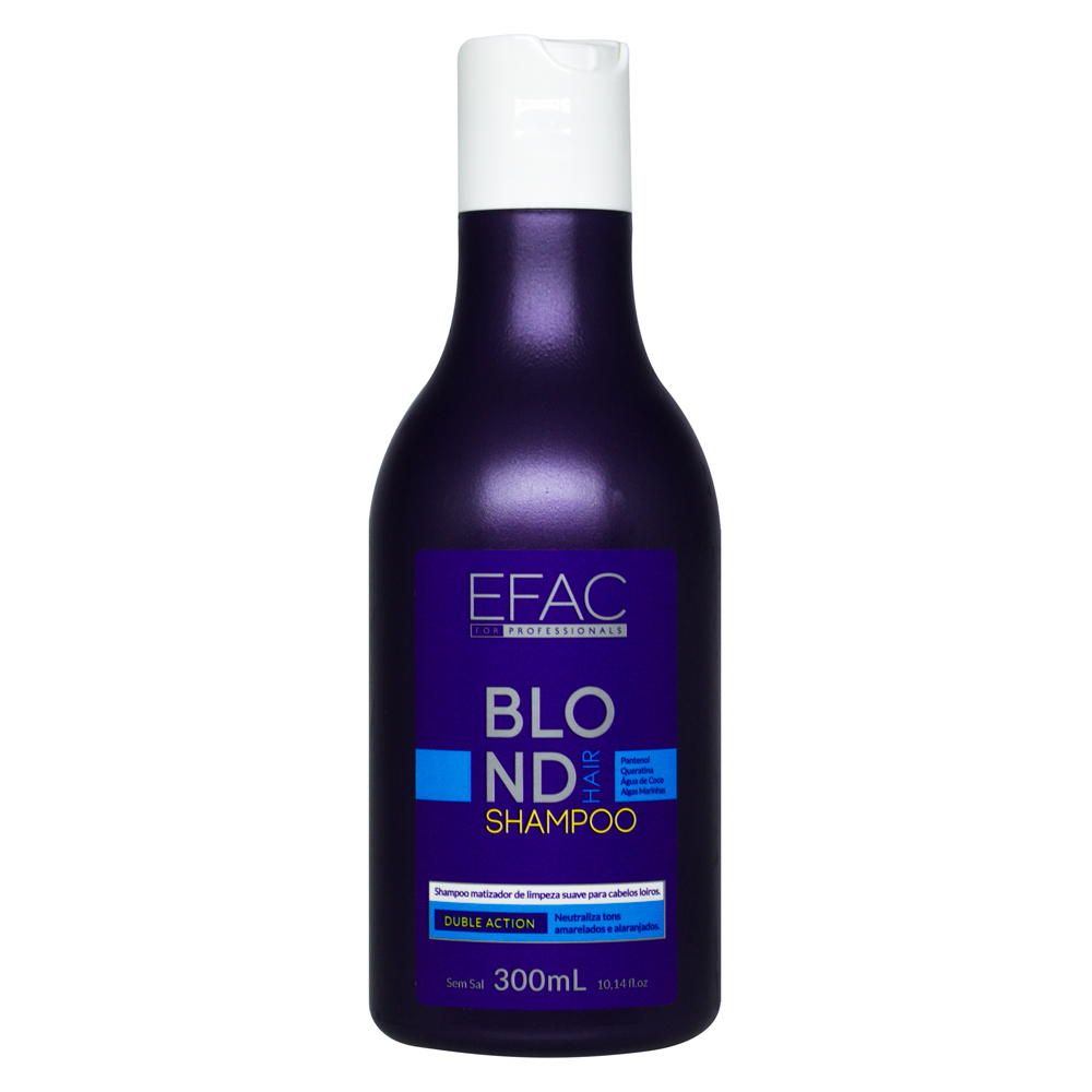 Shampoo Matizador e Manutenção Para Loiros Blond Hair 300 ml