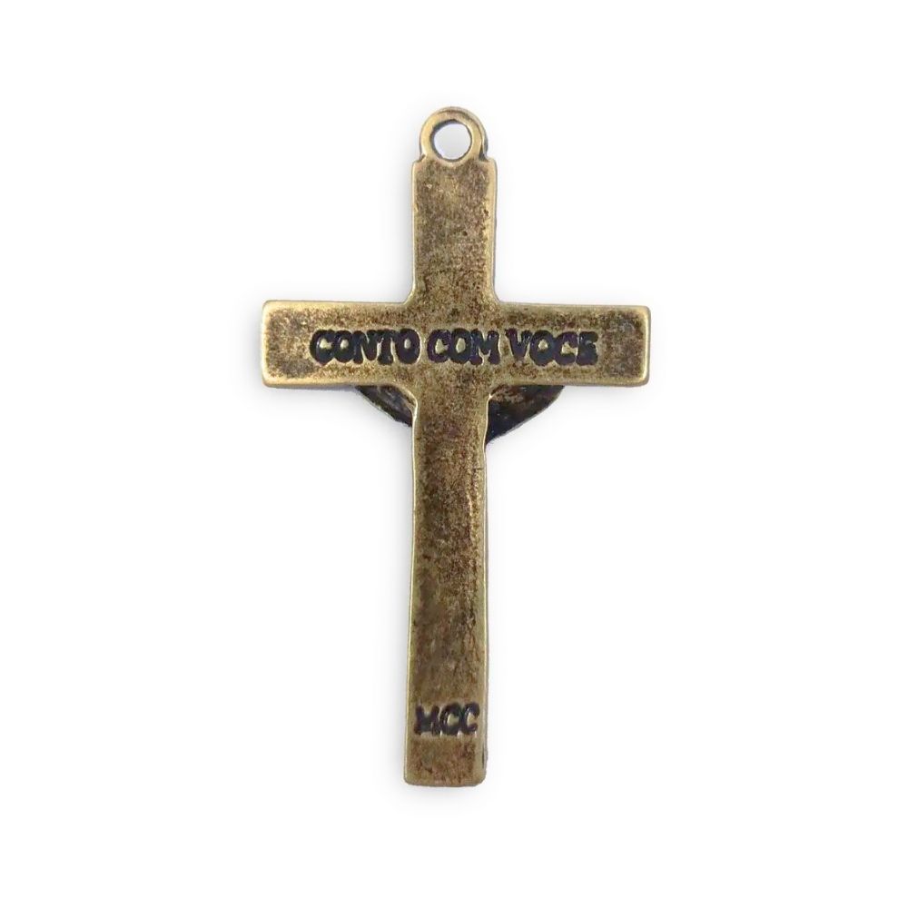 Crucifixo Pequeno Dourado, Conto com Você - MCC  - Cursilho