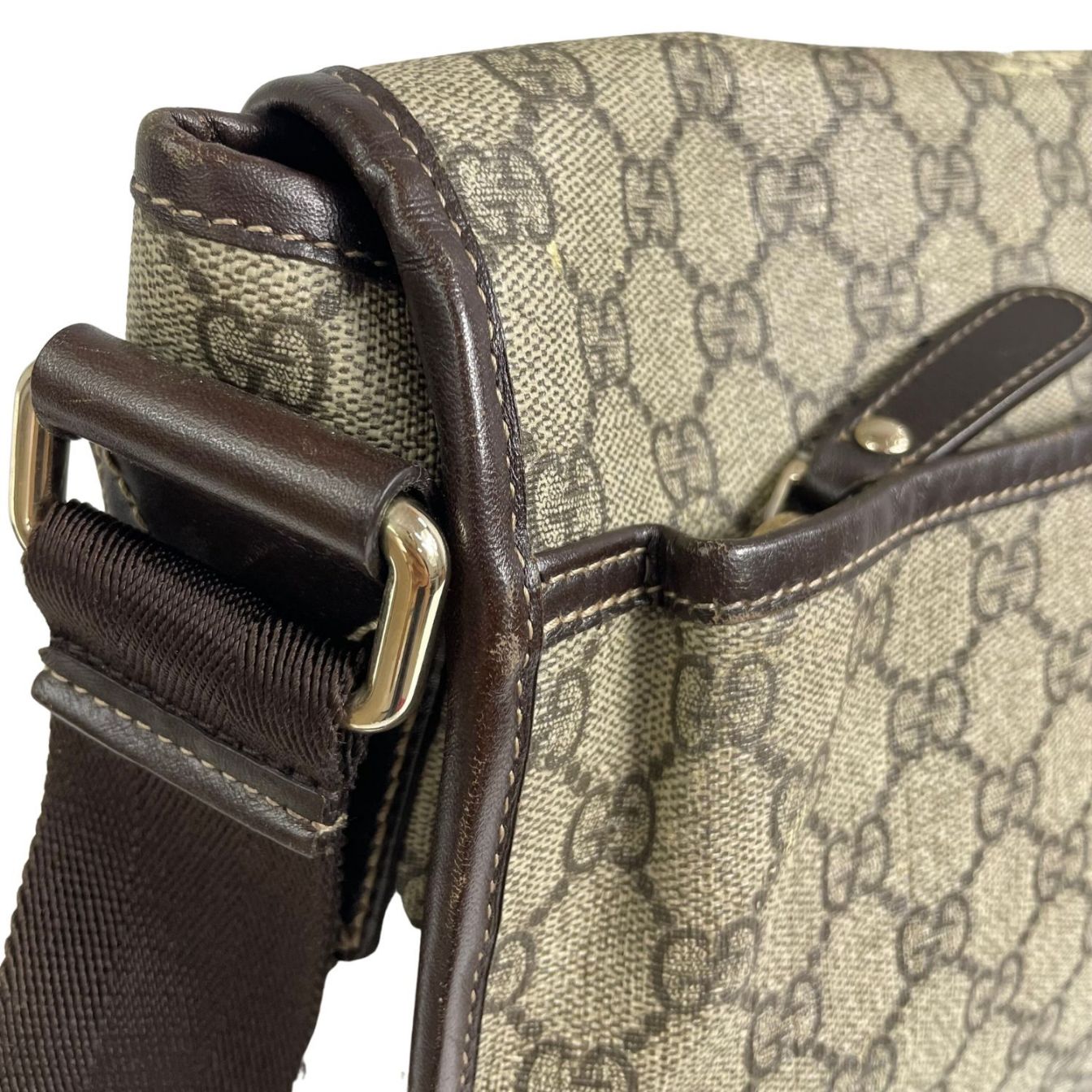 Bolsa Gucci Diaper Bag Messenger Monograma