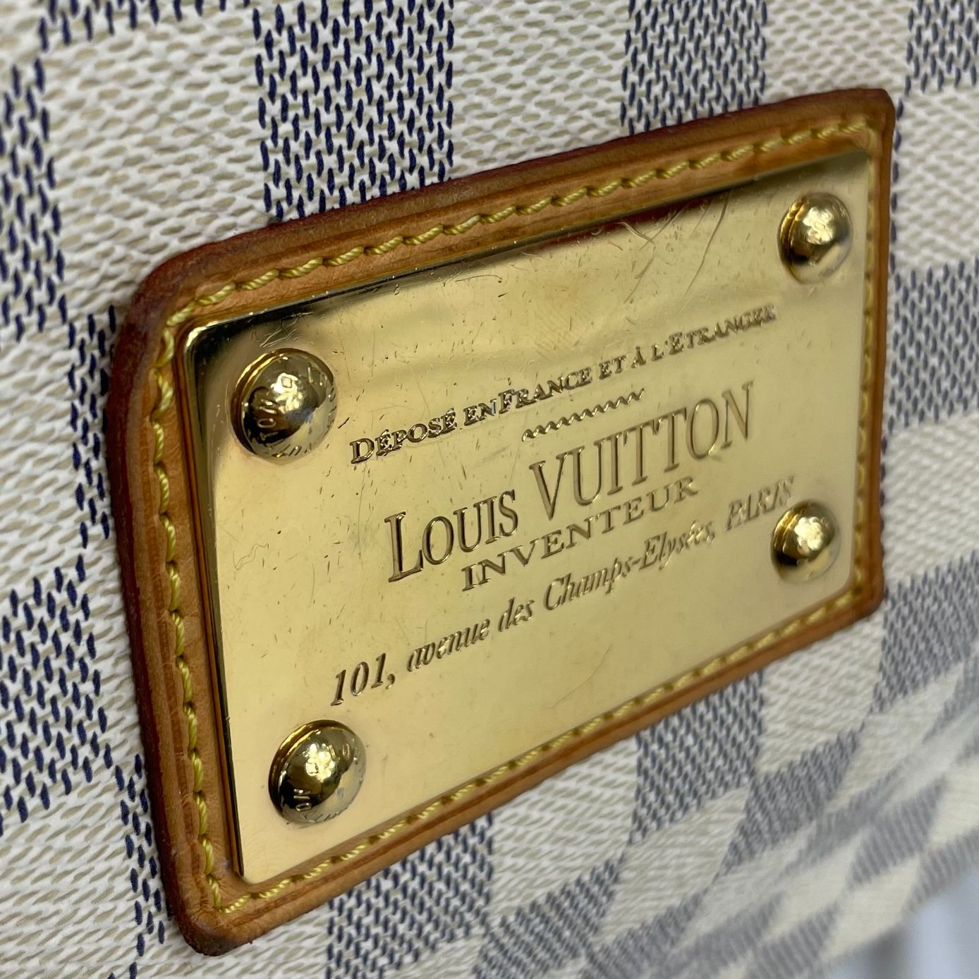 Bolsa Louis Vuitton Galliera Damier Azur